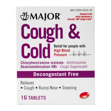 Cough and Cold HBP Tablets compare to Coricidin Cough & Cold HBP