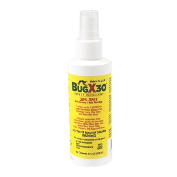 Bug X 30 DEET Insect Repellant Spray 4oz 1Ct
