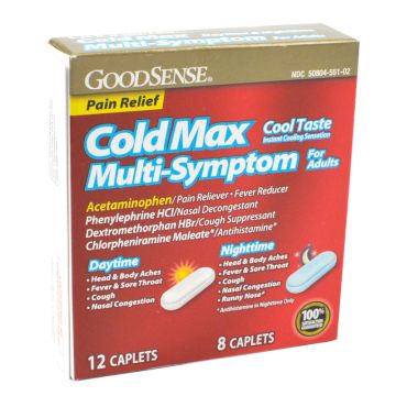 Multi-Symptom Cold Formula compare to Tylenol Cold Night/Day