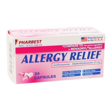 Diphenhydramine Allergy Relief tabs compare to Benadryl
