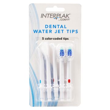 Conair Interplak Dental Water Flosser Jet Tips 5Ct