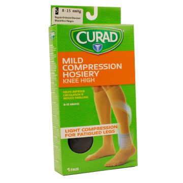 Compression Knee High Socks Women's Black Small