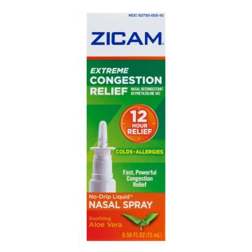 Zicam Extreme Congestion Relief No-Drip Nasal Spray 0.5oz 1Ct