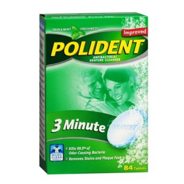 Polident 3-Min Denture Cleanser Tabs