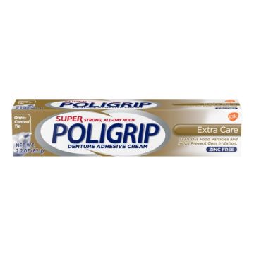 Poligrip Extra Care Denture Adhesive Cream