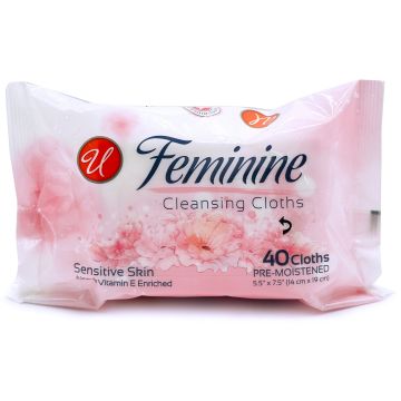 Feminine Cleansing Wipes 40Ct