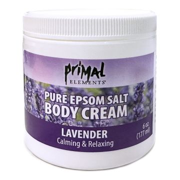 Lavender Pure Epsom Salt Body Cream 6oz 1Ct