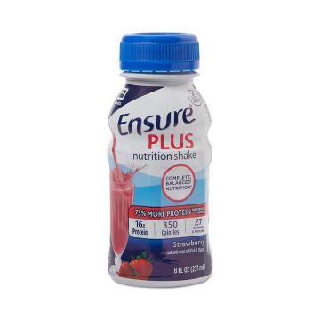 Ensure Plus Therapeutic Nutrition Shakes Strawberry 8oz 1Ct