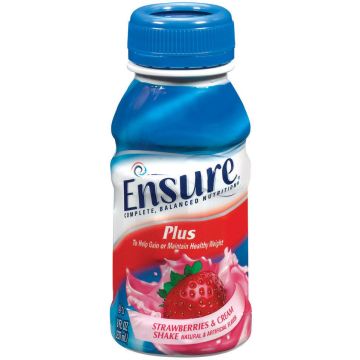 Ensure Plus Therapeutic Nutrition Shakes Strawberry 8oz 1Ct