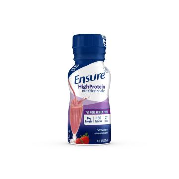 Ensure High Protein Nutrition Shakes Strawberry 8oz 24Ct