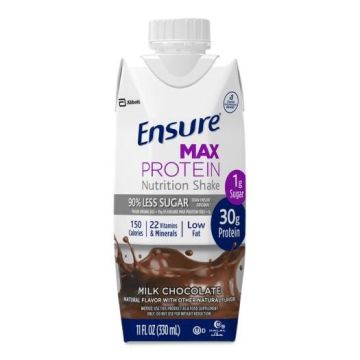 Ensure Max Protein Nutrition Shakes Milk Chocolate 11oz 12Ct