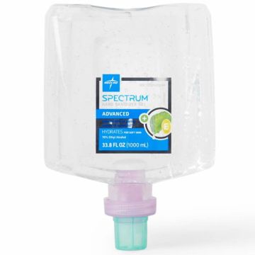 Spectrum Gel 70% Ethyl Alcohol Hand Sanitizer, 1,000 mL Dispenser Refill Bottle, One