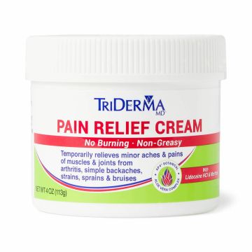 TriDerma Pain Relief Cream 4oz 1Ct