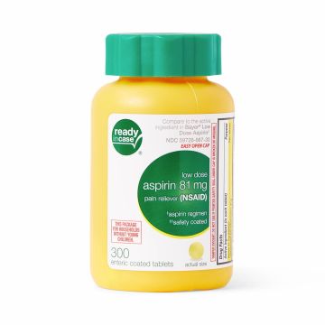 Low-Dose Enteric-Coated Aspirin Tablet 81mg 300Ct