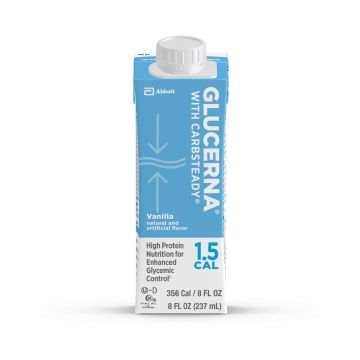 Glucerna 1.5 Cal Oral Supplement Diabetes Specific Ready-to-Use Vanilla 8 oz. Carton 1Ct