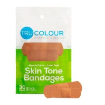 TruColour Bandage Olive/Brown 20Ct