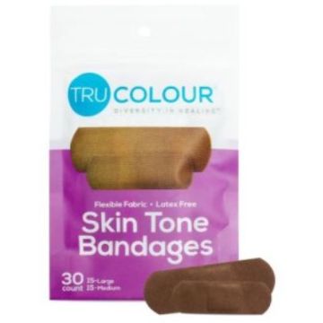 TruColour Bandage Dark Brown 20Ct