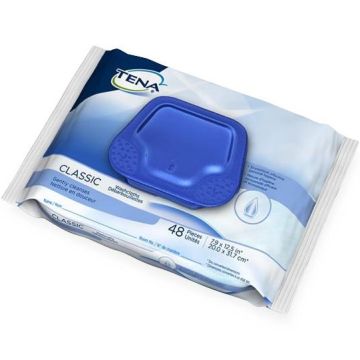 TENA Classic Wet Wipes, 48/Pack, Case of 12 Packs