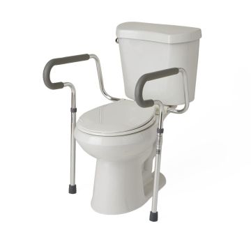 Medline Guardian Toilet Safety Rails 300lb Capacity 1Ct