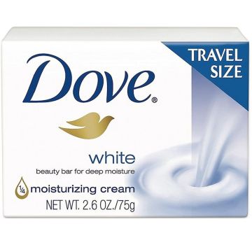 Dove Bar Soaps, Travel Size, 2.6 oz (75 g), Case of 36 Bars