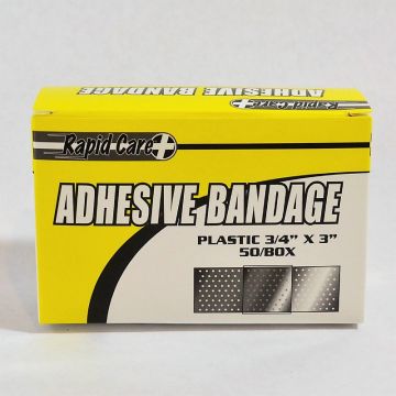 Bandages 3/4in x 3in 50ct