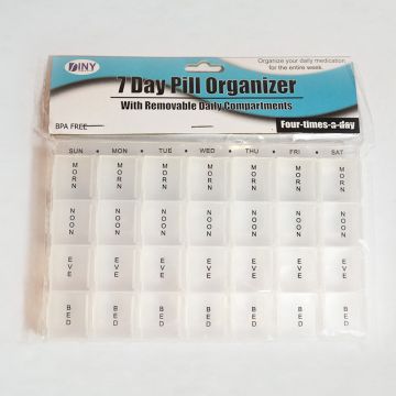 Pill Box - 7 Day 4 Times a Day