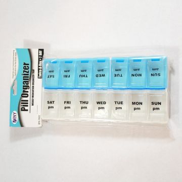 Weekly AM / PM Pill Case