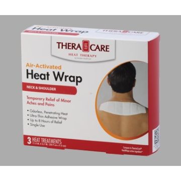 TheraCare Neck / Shoulder Heat Wrap 3Ct