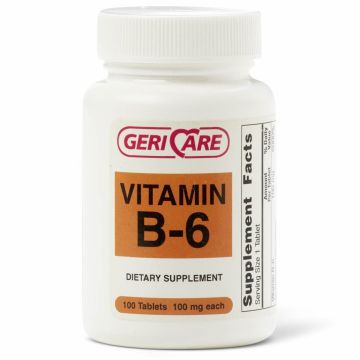 Vitamin B-6 Dietary Supplement, 100mg, 100 Tablets