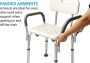 Medline Knockdown Bath Bench with Arms/Back 350lb Capacity 1Ct MDS89745RAH by Medline