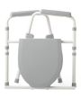 Ec35 Commode Steel 3-in-1 Folding Steel Commode 350lb Capacity 1Ct