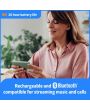 Medline Rechargeable In-Ear OTC Hearing Aids with Bluetooth MDSHEARAIDBK2 by Medline