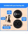 Medline Rechargeable In-Ear OTC Hearing Aids with Bluetooth MDSHEARAIDBK2 by Medline