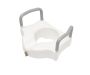 Medline 5in Raised Toilet Seat With Arms/Lock 1Ct G4-502RX1 by Medline