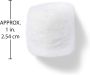 Medline Simply Soft Premium Cotton Balls (200 Count) 3Pk RSS10003Z by Medline