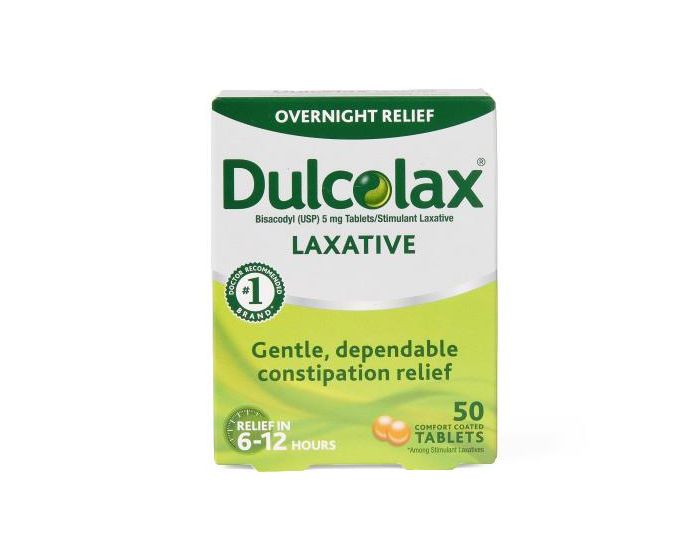 Dulcolax Bisacodyl 5mg Laxative Tablets