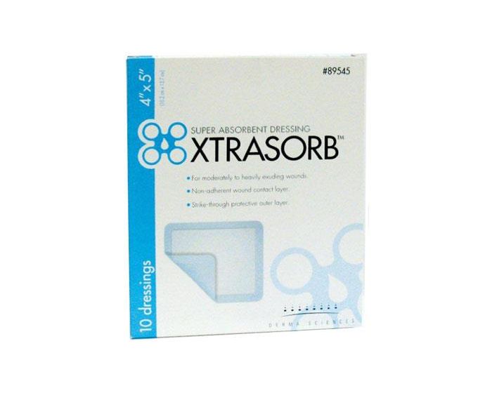 Xtrasorb Superabsorbent Wound Dressing 4in x 5in 1Ct