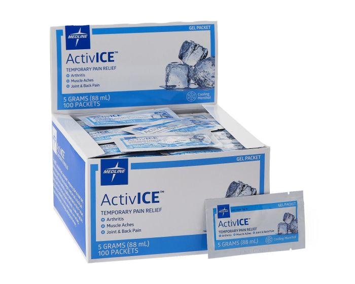 ActivICE Topical Pain Reliever 5.6mL Packet 100Ct