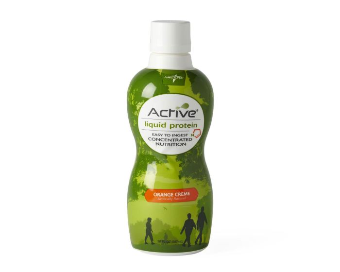 Medline Active Liquid Protein Orange Crème 30oz 4Ct