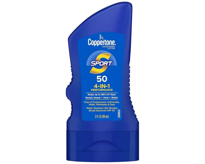Coppertone SPF-50 Sport Sunscreen Lotion 3oz 1Ct BEI140027568H by Beiersdorf Inc