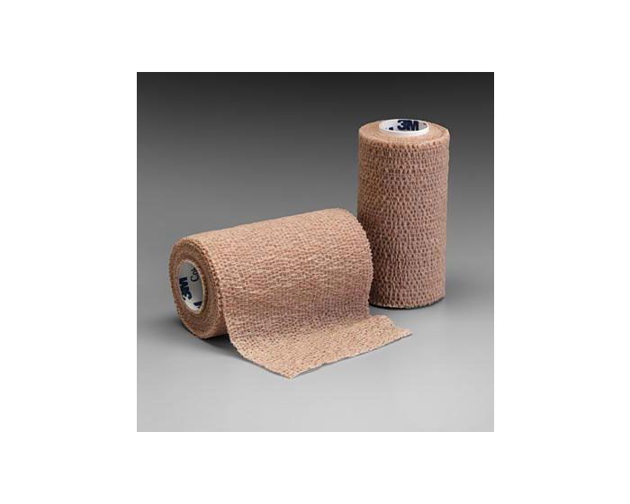 3M Coban Self-Adherent Wrap NS Tan 4inx5yd Roll 1Ct 3M Coban Self-Adherent Wrap NS Tan 4inx5yd Roll 1Ct