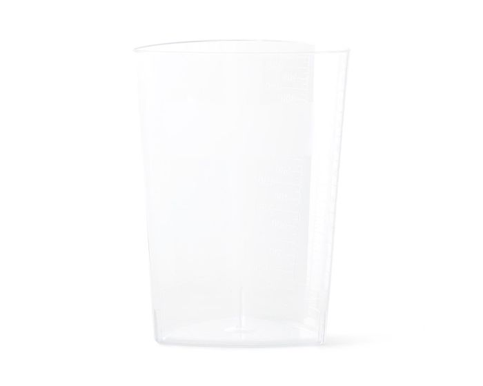 Graduated Triangular Intake/Output Container, Clear, 1000 mL, Pack of 10