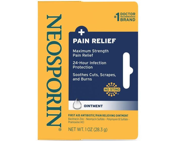 Neosporin Maximum Strength + Pain Relief Antibiotic Ointment 1oz 1Ct JIP23708H by Johnson & Johnson