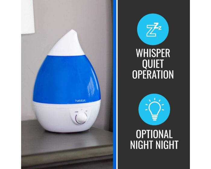 Habitat Cool Mist Ultrasonic Humidifier 2.5L Tank