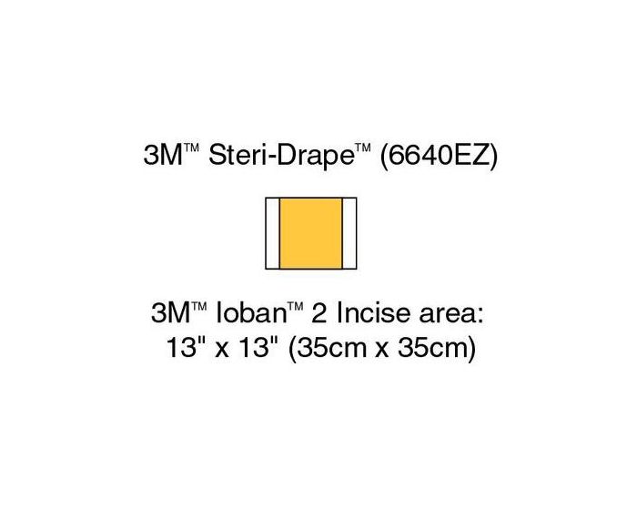 3M Ioban 2 Antimicrobial Incise Drape 13x13in 10Ct 3M Ioban 2 Antimicrobial Incise Drape 13x13in 10Ct
