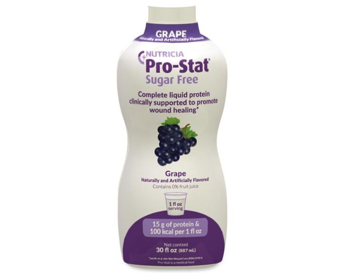 Pro-Stat Sugar-Free Liquid Protein Nutrition Supplement Grape 30oz 6Ct