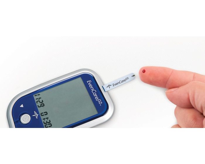 EVENCARE G2 Blood Glucose Monitor + Starter Kit 26Pc
