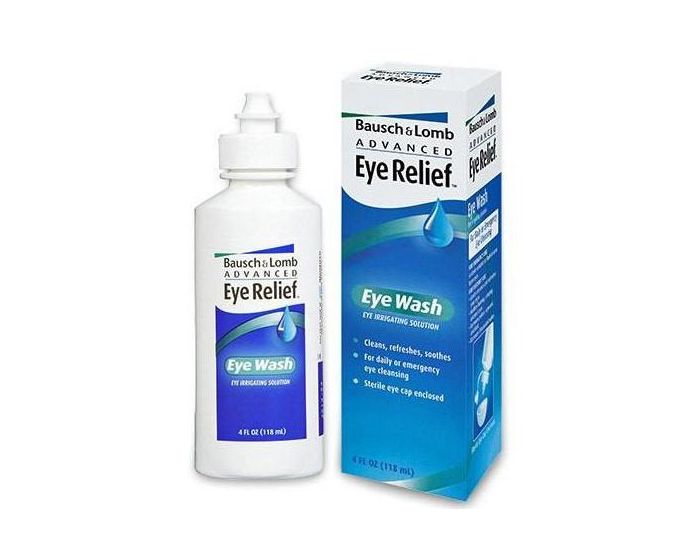 アイケア wachan Bausch + Lomb Advanced Eye Relief Eye Wash Solution 4oz