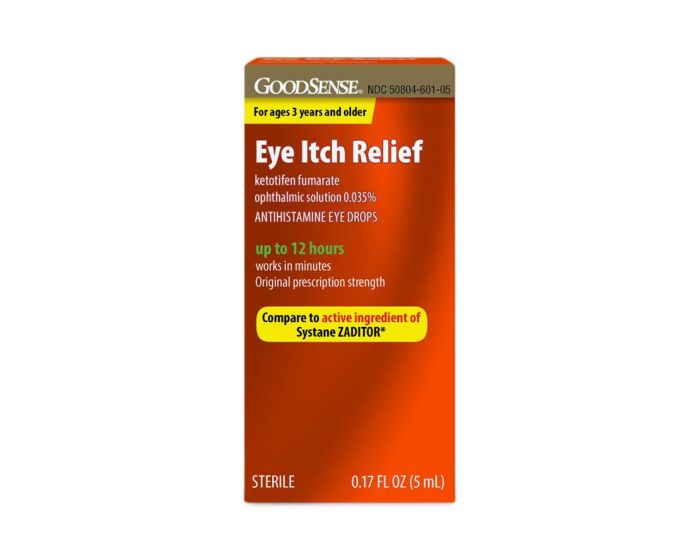 GoodSense Eye Itch Relief Drops 0.17oz 1Ct OTC009675 by Perrigo