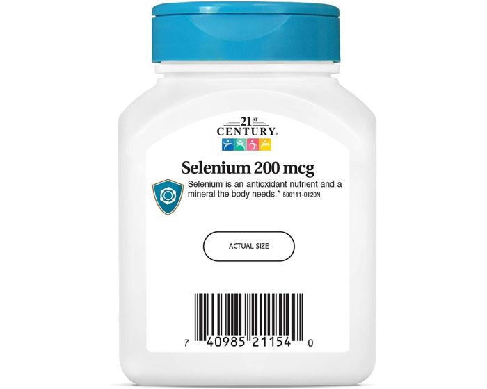 Selenium Capsule 200mcg 60Ct